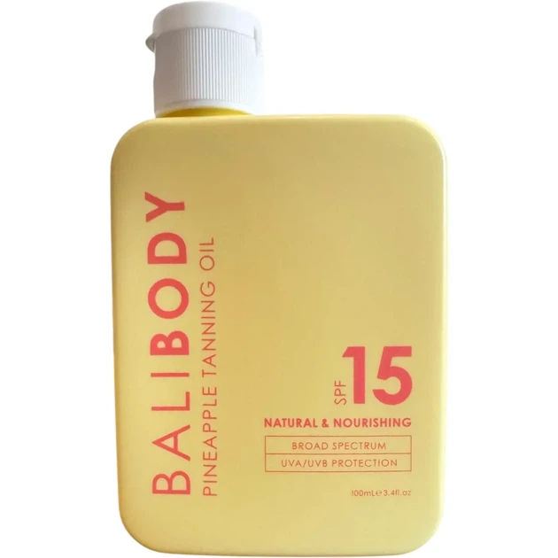 Масло для загара Ананас Bali Body Pineapple Tanning Oil SPF 15 100мл - Фото 1 Масло для загара Ананас Bali Body Pineapple Tanning Oil SPF 15 100мл - изображение 1