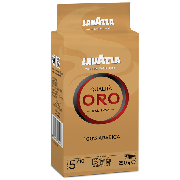 Кава мелена Lavazza Qualità Oro 250 г - Фото 1 Кава мелена Lavazza Qualità Oro 250 г - изображение 1