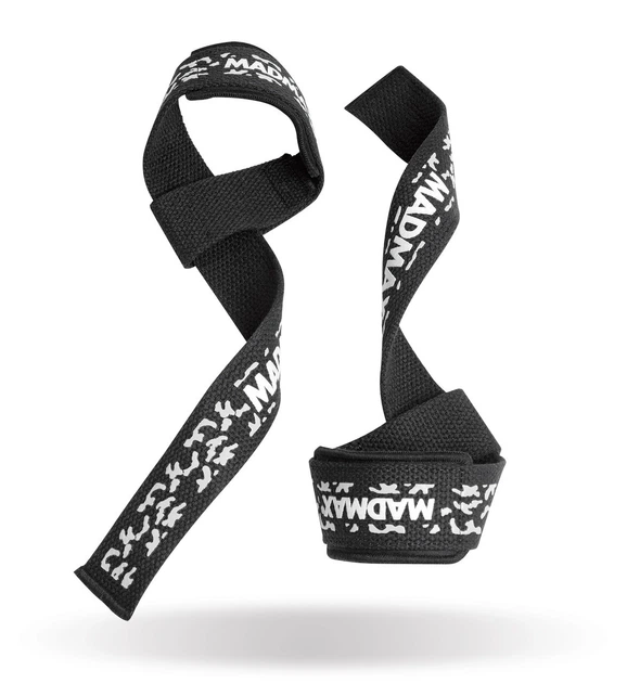Лямки для тяги MadMax MFA-275 Camo Power Wrist Straps камуфляжно-белые (MFA-275-WHT-U) - изображение 2