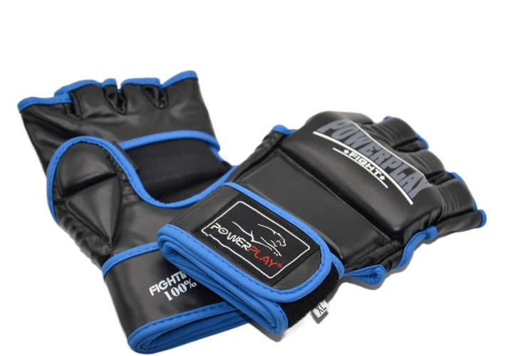 Рукавиці для MMA PowerPlay 3058 чорні/сині L (PP_3058_L_Black/Blue) - Фото 8 Рукавиці для MMA PowerPlay 3058 чорні/сині L (PP_3058_L_Black/Blue) - изображение 8