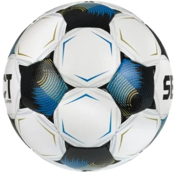 Футбольный мяч Select FB Super FIFA V26 бело-синий, размер 5, полиуретан/микрофибра, камера Zero-Wing, 32 панели, для любительских игр(OB_AA2877A56E0A) - Фото 3 Футбольный мяч Select FB Super FIFA V26 бело-синий, размер 5, полиуретан/микрофибра, камера Zero-Wing, 32 панели, для любительских игр(OB_AA2877A56E0A) - изображение 3