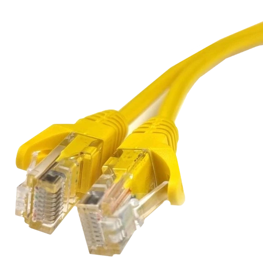 Патч-корд жовтий 0.5 м RITAR UTP CAT5e RJ45 - Фото 1 Патч-корд жовтий 0.5 м RITAR UTP CAT5e RJ45 - зображення 1