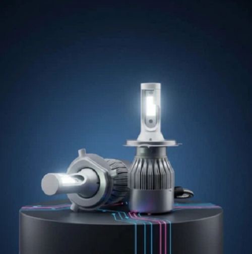 Лампы LED C6-Н4 автомобильные 36 W комплект 2 шт (H4) - изображение 4