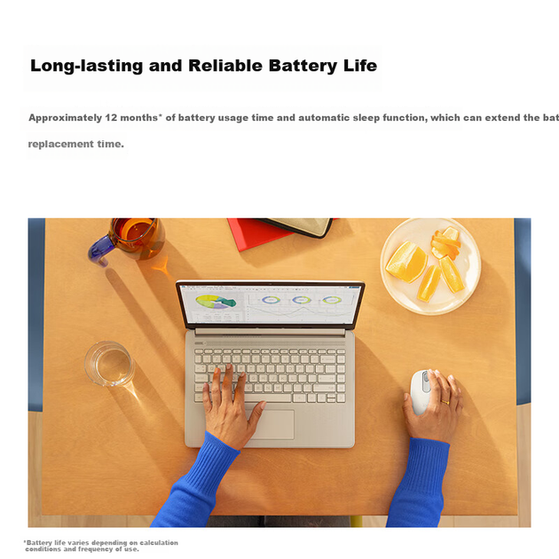 Мышь Logitech M196 Bluetooth Rose - изображение 5