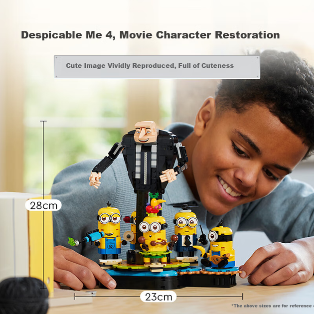 Конструктор LEGO Minions Грю и Миньоны 839 деталей - изображение 3