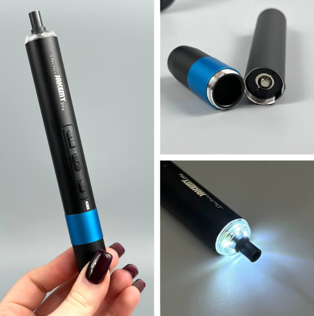 Акумуляторна викрутка JAKEMY JM-Y03 Plus 41в1 Dual Dynamics з магнітними бітами в кейсі - Фото 4 Акумуляторна викрутка JAKEMY JM-Y03 Plus 41в1 Dual Dynamics з магнітними бітами в кейсі - зображення 4