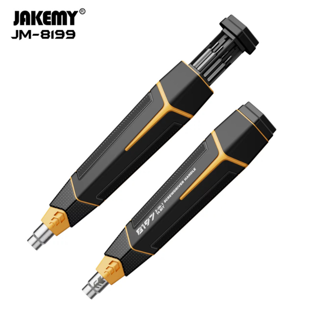 Отвертка JAKEMY JM-8199 257в1 с набором магнитных бит в кейсе - изображение 7