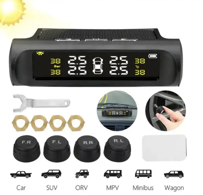 Датчик давления в шинах TPMS SOLAR 7582 с дисплеем - изображение 7