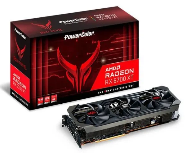 Видеокарта PowerColor AMD Radeon RX 6700 XT 12Gb Red Devil (AXRX 6700XT 12GBD6-3DHE/OC) б/в - изображение 3