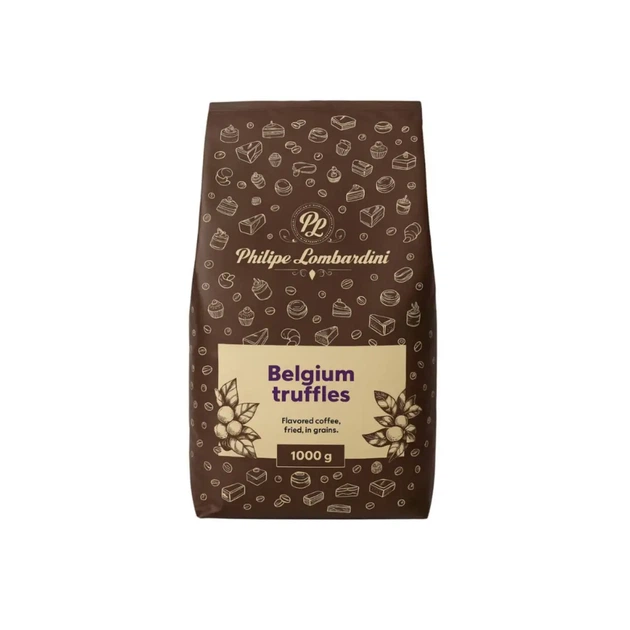 Кофе в зернах Philipe Lombardini Belgium truffles 1 кг - Фото 1 Кофе в зернах Philipe Lombardini Belgium truffles 1 кг - изображение 1