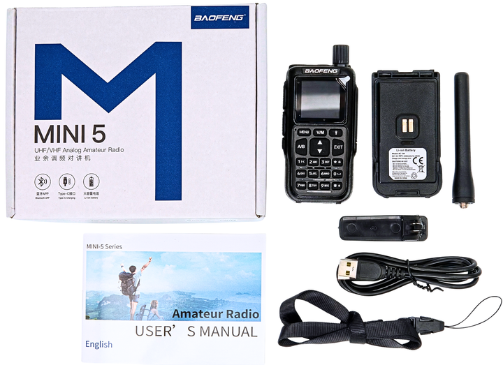 Рация Baofeng UV 5R MINI Grey 1 шт/уп (UV-5R_MINI_Grey_single) - Фото 12 Рация Baofeng UV 5R MINI Grey 1 шт/уп (UV-5R_MINI_Grey_single) - изображение 12