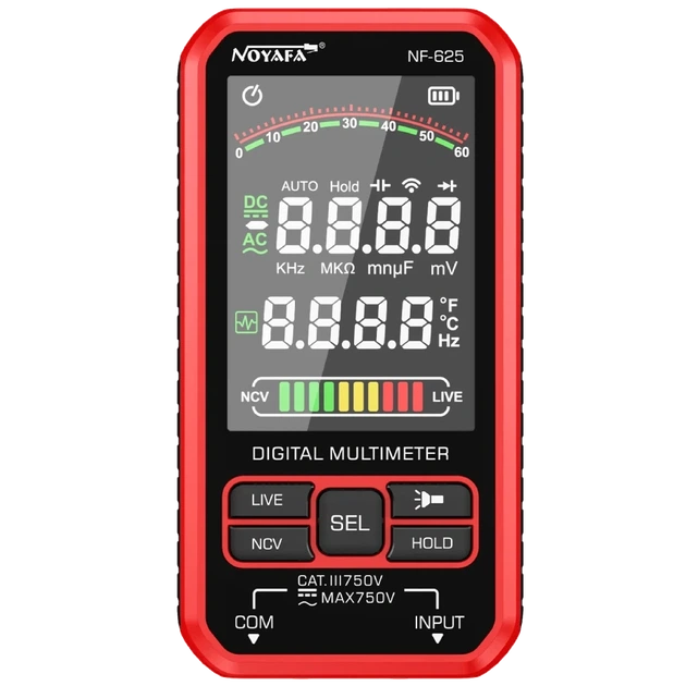 Мультиметр Noyafa NF-625 - Фото 1 Мультиметр Noyafa NF-625 - зображення 1