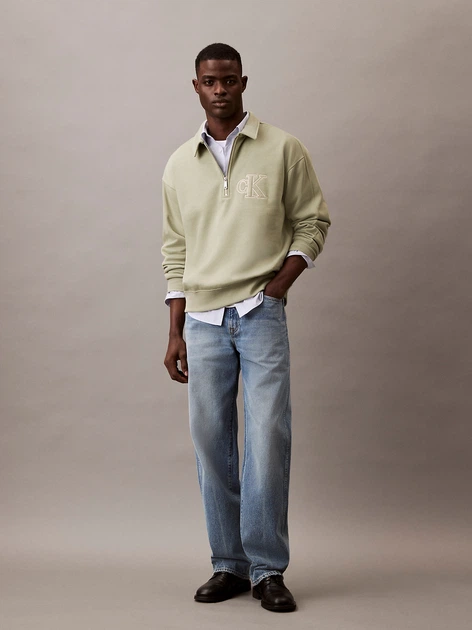 Свитшот на флисе мужской Calvin Klein 847851904 2XL Зеленый (1159924763) - Фото 4 Свитшот на флисе мужской Calvin Klein 847851904 2XL Зеленый (1159924763) - изображение 4
