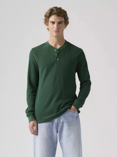 Лонгслів чоловічий Levi`s 877131773 XL Зелений (1159865494) - Фото 1 Лонгслів чоловічий Levi`s 877131773 XL Зелений (1159865494) - зображення 1