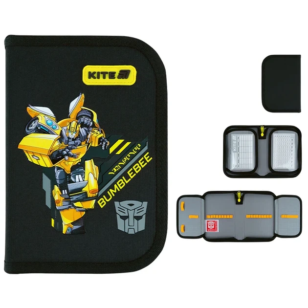 Пенал без наповнення Kite Transformers TF26-622, 1 відділення, 2 відвороти - зображення 2