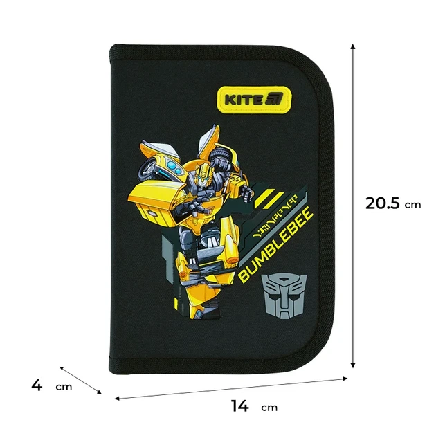 Пенал без наповнення Kite Transformers TF26-622, 1 відділення, 2 відвороти - зображення 3