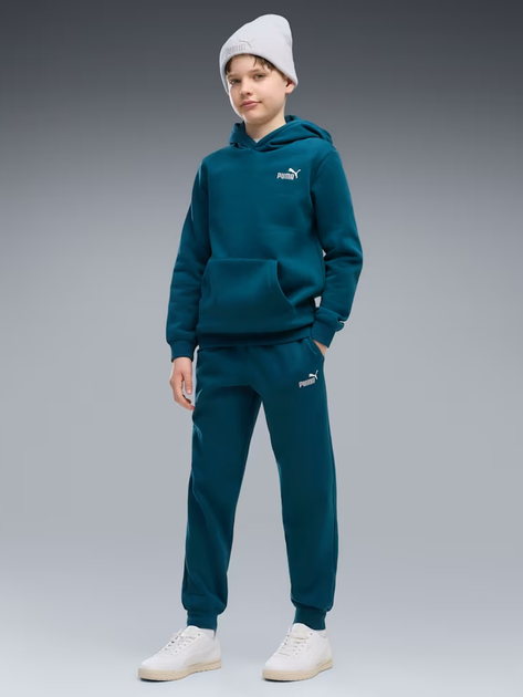 Подростковые спортивные штаны для мальчиков Puma Essentials No.1 Logo 68491236 170-176 см Midnight Petrol (4070033455920) - Фото 3 Подростковые спортивные штаны для мальчиков Puma Essentials No.1 Logo 68491236 170-176 см Midnight Petrol (4070033455920) - изображение 3
