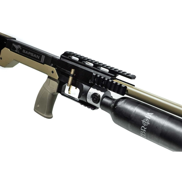 Пневматична гвинтівка (PCP) ZBROIA Sapsan TAC-MC 550/700 (кал. 4,5 мм, coyote) - изображение 4