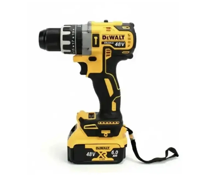 Набор инструментов DeWalt 4в1, аккумуляторный шуруповерт, гайковерт, перфоратор, болгарка, дрель в кейсе - изображение 7