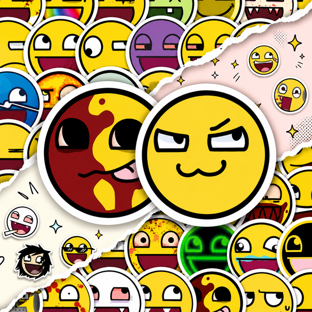 Стикеры Emoji 33 шт, Emoji Stickers - Фото 4 Стикеры Emoji 33 шт, Emoji Stickers - изображение 4