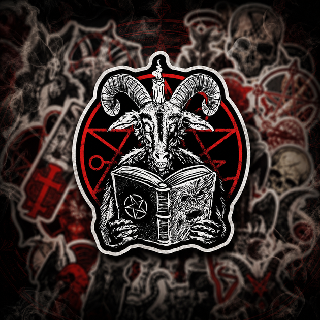 Стікери сатанинські 50 шт, Satanic Stickers - зображення 5