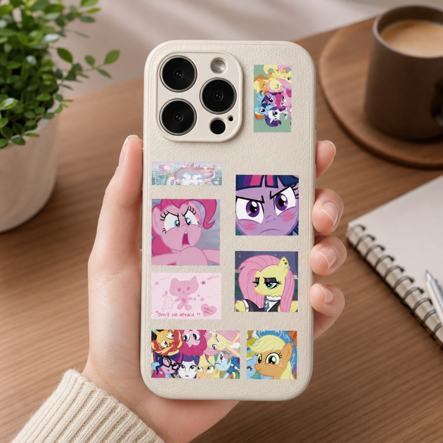 Стикеры Май Літл Поні 200 шт, 8 листов А5 10,5х15 см My Little Pony - Фото 3 Стикеры Май Літл Поні 200 шт, 8 листов А5 10,5х15 см My Little Pony - изображение 3
