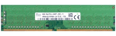 Оперативная память для ПК SK hynix 8GB DDR4 2400MHz UDIMM ECC 1Rx8 (HMA81GU7AFR8N-UH) - Фото 1 Оперативная память для ПК SK hynix 8GB DDR4 2400MHz UDIMM ECC 1Rx8 (HMA81GU7AFR8N-UH) - изображение 1