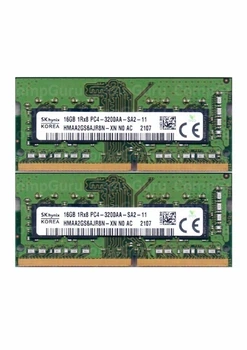 Комплект оперативної пам'яті для ноутбука SK hynix 32GB (2x16GB) DDR4 3200MHz SO-DIMM 1Rx8 (HMAA2GS6AJR8N-XN) - Фото 1 Комплект оперативної пам'яті для ноутбука SK hynix 32GB (2x16GB) DDR4 3200MHz SO-DIMM 1Rx8 (HMAA2GS6AJR8N-XN) - зображення 1