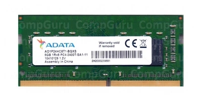Оперативна пам'ять для ноутбука ADATA 8GB DDR4 2400MHz SO-DIMM 1Rx8 (AO1P24HC8T1-BQXS) - Фото 1 Оперативна пам'ять для ноутбука ADATA 8GB DDR4 2400MHz SO-DIMM 1Rx8 (AO1P24HC8T1-BQXS) - зображення 1