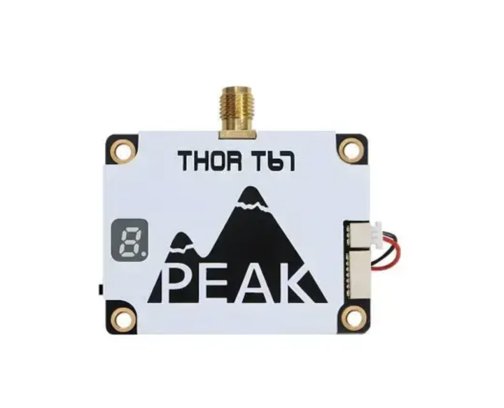 Відеопередавач PeakFPV THOR T67 6.1-7.2G - Фото 1 Відеопередавач PeakFPV THOR T67 6.1-7.2G - зображення 1