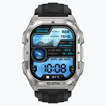 Смарт-часы Kospet Tank M4, Silver - изображение 4