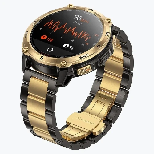 Смарт-часы Kospet Tank T4 Special Edition, Black/Gold - Фото 4 Смарт-часы Kospet Tank T4 Special Edition, Black/Gold - изображение 4