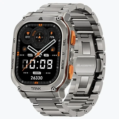 Смарт-часы Kospet Tank M3 Ultra Special Edition, Silver - Фото 1 Смарт-часы Kospet Tank M3 Ultra Special Edition, Silver - изображение 1