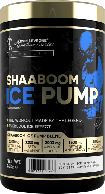 Przedtreningówka Kevin Levrone Shaaboom Ice Pump proszek 463 g Icy Dragon Fruit (5903719234504) - Zdjęcie 1 Przedtreningówka Kevin Levrone Shaaboom Ice Pump proszek 463 g Icy Dragon Fruit (5903719234504) - obraz 1
