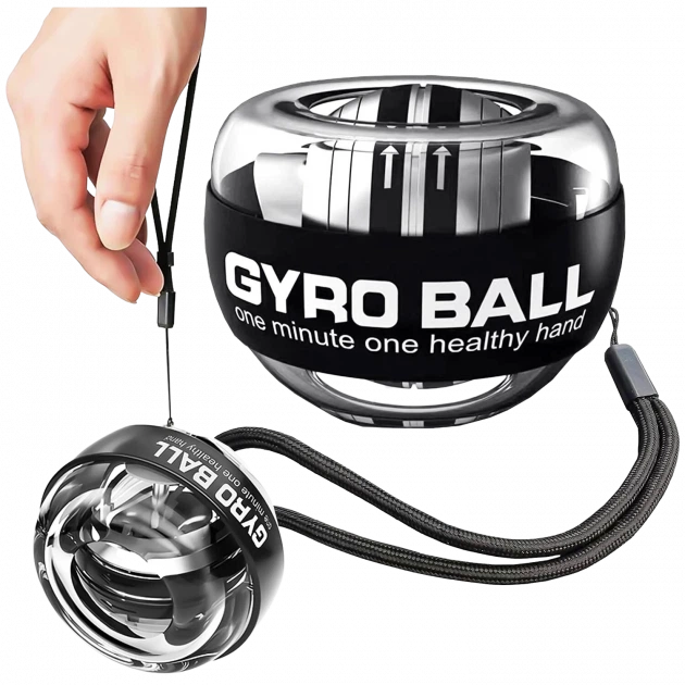 Гіроскопічний тренажер для кистей рук GYRO BALL кистьовий еспандер power ball - Фото 9 Гіроскопічний тренажер для кистей рук GYRO BALL кистьовий еспандер power ball - изображение 9
