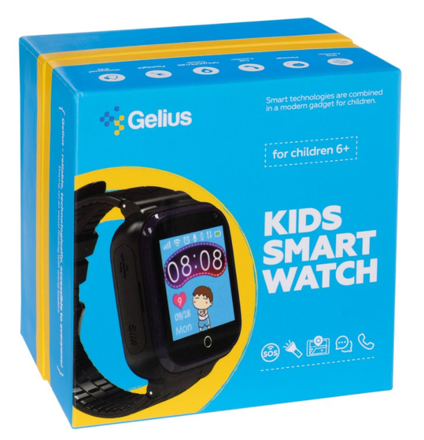 Дитячій смарт годинник Gelius Ocean (GP-PK007) з GPS трекером Black - Фото 5 Дитячій смарт годинник Gelius Ocean (GP-PK007) з GPS трекером Black - зображення 5