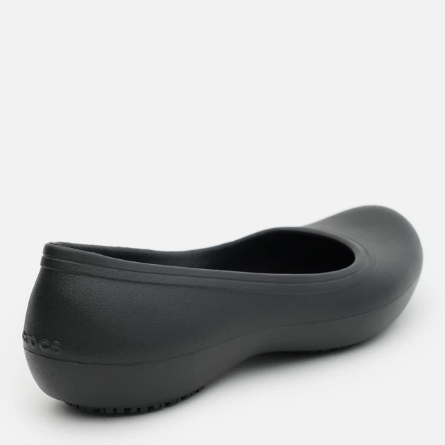 Жіночі балетки Crocs At Work Flat Black (39-40, чорний) - изображение 3