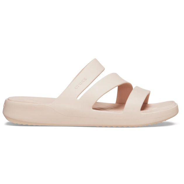 Жіночі шльопанці Crocs Getaway Strappy Slide Quartz (36-37, пудра) - Фото 2 Жіночі шльопанці Crocs Getaway Strappy Slide Quartz (36-37, пудра) - изображение 2