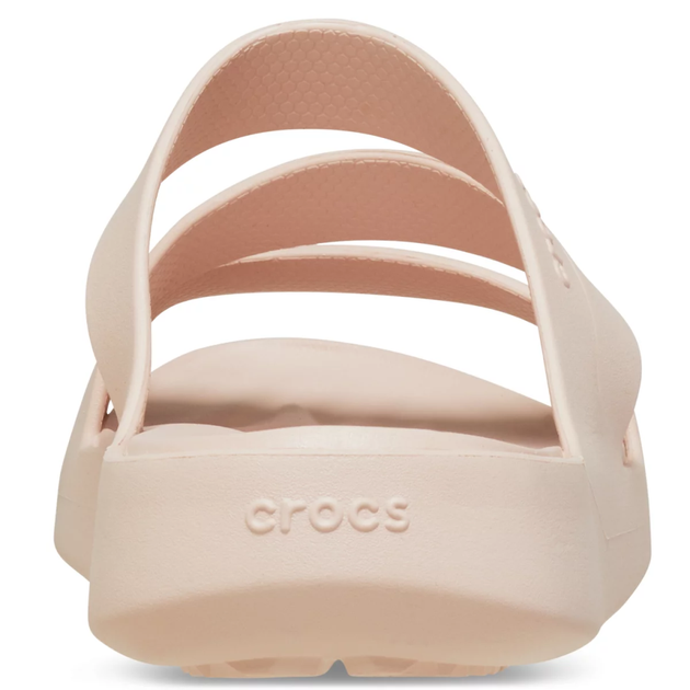 Жіночі шльопанці Crocs Getaway Strappy Slide Quartz (36-37, пудра) - Фото 6 Жіночі шльопанці Crocs Getaway Strappy Slide Quartz (36-37, пудра) - изображение 6