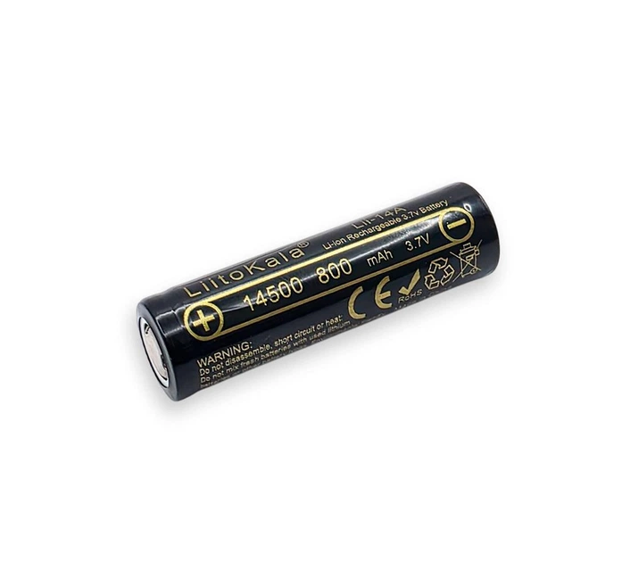Батарейка Liitokala 14500 800 mAh 3.7V (04018) - изображение 2