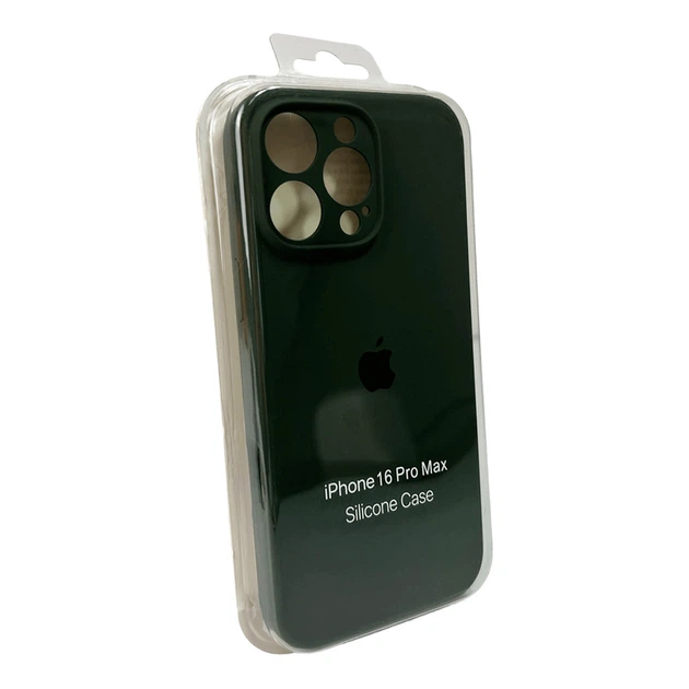 Чохол для смартфона Silicone Full Case AA Camera Protect for Apple iPhone 16 Pro 40,Atrovirens - Фото 2 Чохол для смартфона Silicone Full Case AA Camera Protect for Apple iPhone 16 Pro 40,Atrovirens - изображение 2