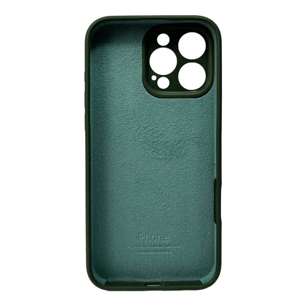 Чохол для смартфона Silicone Full Case AA Camera Protect for Apple iPhone 16 Pro 40,Atrovirens - Фото 3 Чохол для смартфона Silicone Full Case AA Camera Protect for Apple iPhone 16 Pro 40,Atrovirens - изображение 3