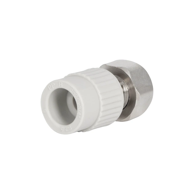 Муфта под Евроконус PPR с накидной гайкой Thermo Alliance 20х3/4" ВР с латунным штоком - изображение 6
