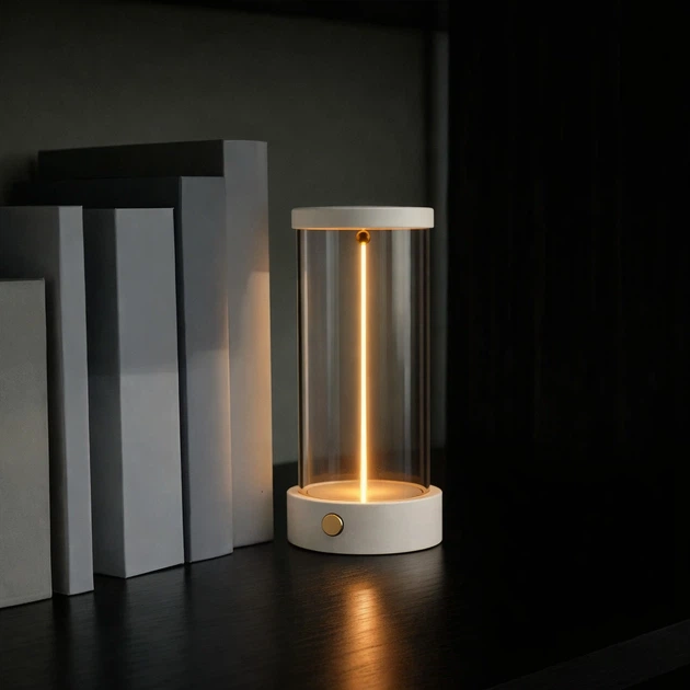 Настольный светильник с магнитной нитью, от USB, 19х7см, / Лампа ночник / LED аккумуляторная лампа Бел HDSYR_240 - изображение 2