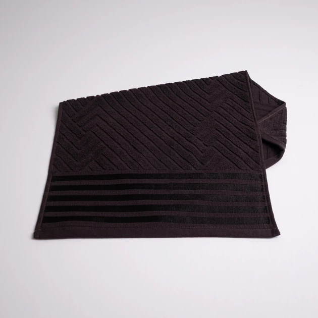 Полотенце махровое среднее SOFT GM Textile 50х90см 500г/м2 (Шоколадный) - Фото 4 Полотенце махровое среднее SOFT GM Textile 50х90см 500г/м2 (Шоколадный) - изображение 4
