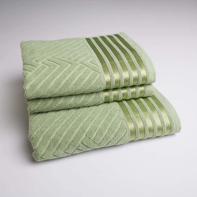 Набор махровых полотенец SOFT 3шт GM Textile 50х90см, 50х90см, 70х140см 500г/м2 (Мятный) - Фото 1 Набор махровых полотенец SOFT 3шт GM Textile 50х90см, 50х90см, 70х140см 500г/м2 (Мятный) - изображение 1