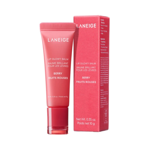 Увлажняющий блеск-бальзам для губ Laneige Lip Glowy Balm Berry, 10 г - изображение 2