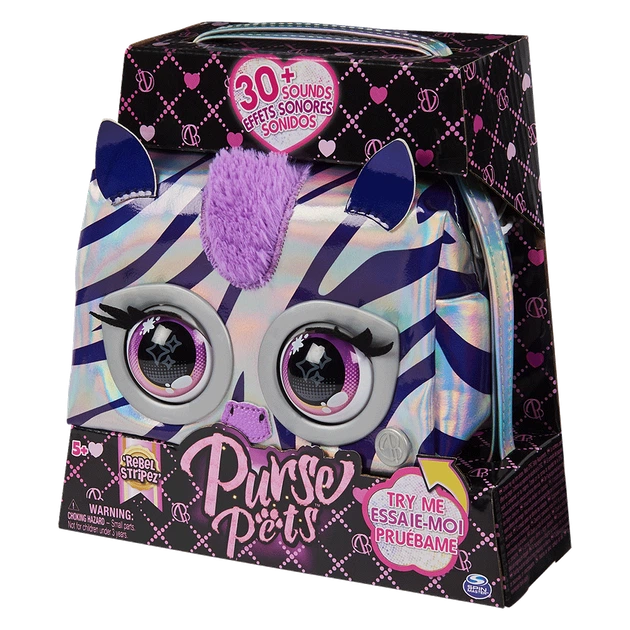 Purse Pets: интерактивная сумочка "Зебра" - Фото 7 Purse Pets: интерактивная сумочка "Зебра" - изображение 7