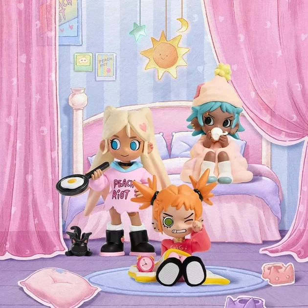 Фігурка-сюрприз Pop Mart Sleepover Lil Peach Riot - Фото 7 Фігурка-сюрприз Pop Mart Sleepover Lil Peach Riot - зображення 7