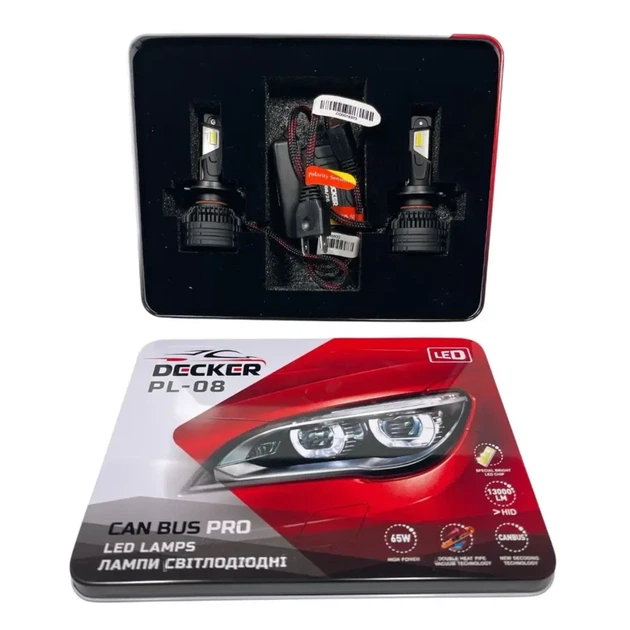 Лампы головного света Decker H7 PL-08 LED CANBUS PRO (комплект) 2 шт - Фото 6 Лампы головного света Decker H7 PL-08 LED CANBUS PRO (комплект) 2 шт - изображение 6